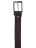 Reichstadt Herren Fashion Gürtel Echtleder in Dark Brown