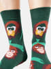 Unabux Freizeitsocken GRUMBLE IN THE JUNGLE in grün