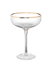 Butlers Champagnerschale GOLDEN TWENTIES in Durchsichtig