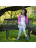 relaxdays Gartenbank in Anthrazit - (B)130 x (H)79 x (T)75 cm
