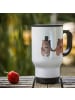 Mr. & Mrs. Panda Travel Mug Bär Heirat ohne Spruch in Weiß