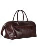 Leonhard Heyden Cambridge Reisetasche Leder 50 cm in rotbraun