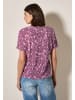 Cecil Ausbrenner T-Shirt mit Print in Rosa