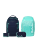 Satch Schulrucksack-Set MATCH PLUS "Ocean Mint" 4-tlg. in Blau