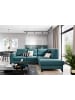 MF Design Cassada Recamiere Rechts in Blau -  (L) 237 x (B) 277 x (H) 100 cm
