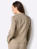 creation L Lyocell-Leinen-Blazer in beige