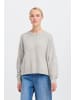 b. young Strickpullover BYMONNA Baggy fit in Mid Grey Melange