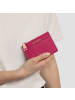 Lazarotti Bologna Leather Schlüsseletui Leder 11,5 cm mit Air Tag Fach in hot pink