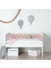 nordic coast company  Bettschlange geflochten, waschbar, feste Enden, extra breit