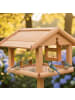 relaxdays Vogelfutterhaus in Orange - (B)50 x (H)117 x (T)50 cm