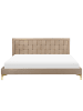 Beliani 3-tlg Doppelbett LIMOUX in Beige