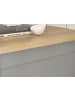 Furn.Design Kommode grau, Artisan Eiche 68 cm , Highboard im Landhaus-Stil