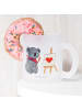Mr. & Mrs. Panda Glas Koala Künstler ohne Spruch in Transparent