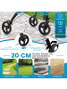 COSTWAY Rollator schmal für Wohnung in Blau