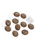 ebuy24 Lichterkette Carla Natur 180 x 6 cm