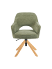 DUBI Möbel 2er-Set: Bürostuhl Mika-Amia in Grün - (B)60 x (H)88 x  (T)65 cm