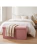 relaxdays Sitzbank in Altrosa - (B)38 x (H)38 x (T)76 cm