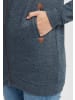 Oxmo Kapuzensweatjacke OXVicky Sweat Zip-Hoodie Long in Blau