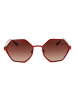 comma Frauen Sonnenbrillen Geometrisch Rot