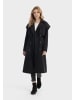 DreiMaster Vintage Damen Trenchcoat in Schwarz