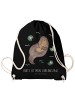 Mr. & Mrs. Panda Sportrucksack Otter Seerose mit Spruch in Schwarz
