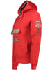 Geographical Norway Hoodie "Gymclass Men Hz 100 Db Bs" in Rot