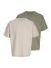 Jack & Jones T-Shirt Barron Tee in Grün / beige