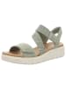 Tamaris Keilsandalette in grün