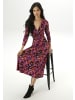 Aniston SELECTED Maxikleid in orange-rot-lila-schwarz