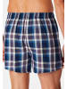 Schiesser Boxershorts Web in Blau / grau
