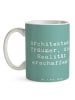 Mr. & Mrs. Panda Kaffeetasse Spruch Architekt Träumer mit Spruch in Meeresbrise