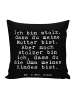 Mr. & Mrs. Panda Sofakissen Ich bin stolz, dass... mit Spruch in Schwarz
