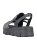 rieker Schaftsandalen in Schwarz