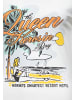 Queen Kerosin Queen Kerosin Print T-Shirt Queens Bay in offwhite