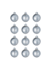 Butlers Weihnachtskugel HANG ON 12er-Set in Silber