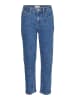 Vero Moda Girl Mom Jeans in Medium Blue Denim