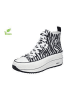 rieker Sneaker in weiss-zebra