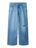 TWO SOON Wide Fit Jeans in Medium Blue Denim