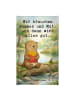 Mr. & Mrs. Panda Handtuch Otter Pommes Design mit Spruch in Weiß