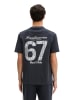 Marc O'Polo MOP Club '67  Football T-Shirt, Heavy Jersey, Oversize in Dark Navy