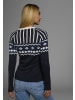AJC Jacquardpullover in marine-hellblau-offwhite