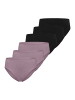 Schiesser Slip Essentials Cotton in Lila / schwarz