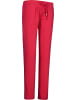 Erwin Müller Sweat Freizeithose, lang in koralle