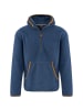 sherpa sherpa Herren UDDESYA ECO 1/4 ZIP HOODIE in Royal Blau