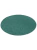 Snapstyle Velours-Teppich Strong Rund in petrol