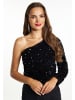 faina Damen One-Shoulder Top in Schwarz