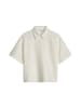 Marc O'Polo DENIM Kurzarm-Bluse relaxed in Silky White