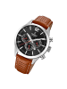 Festina Chronograph-Armbanduhr Festina Timeless Chronograph braun groß (ca. 44mm)