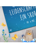 Mr. & Mrs. Panda Kleines Handtuch Sternzeichen Skorpion mit Spruch in Sternenhimmel Blau