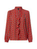 MARC CAIN COLLECTIONS Bluse in rot anthrazit - 0001